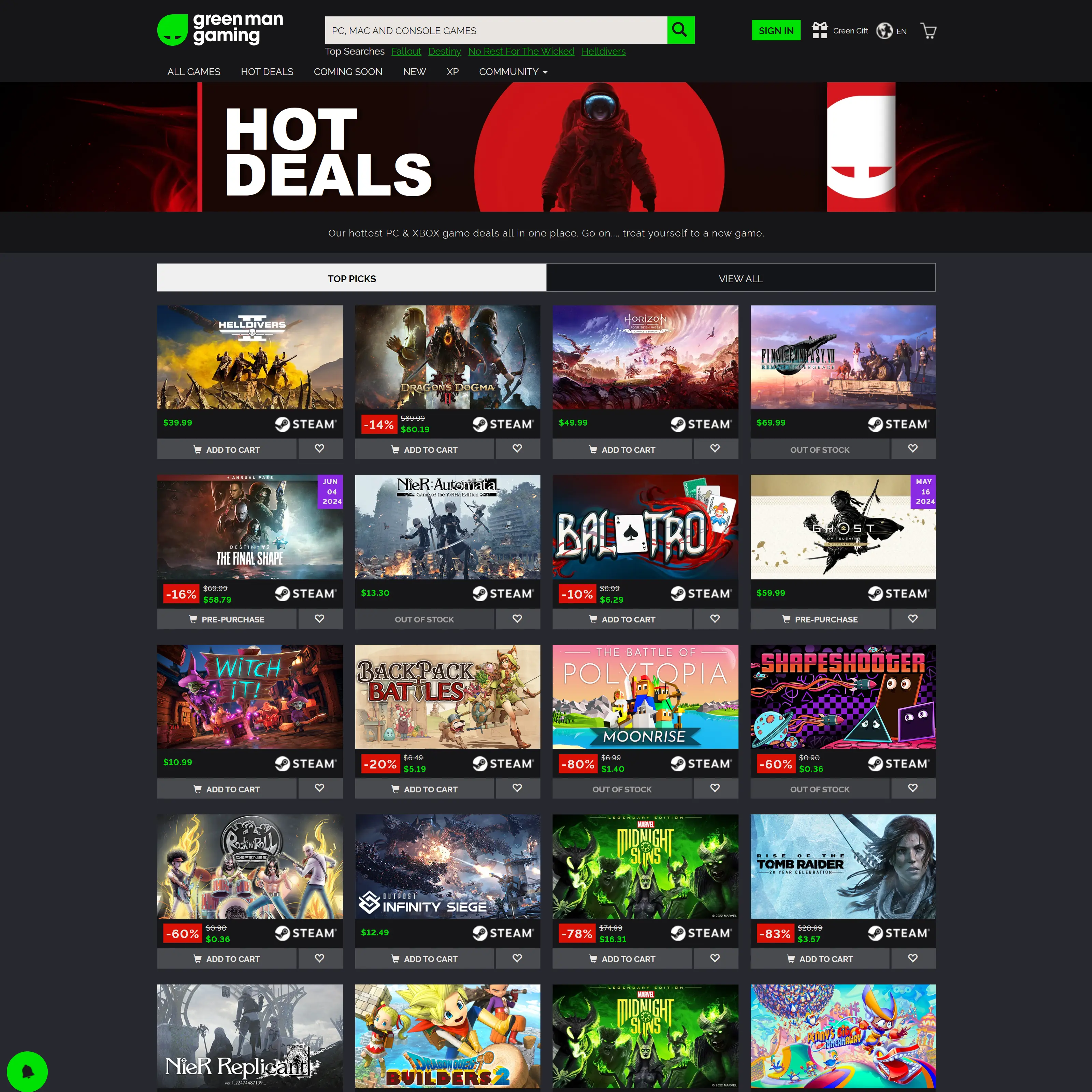 Dgtlnow portfolio work greenmangaming-featured image