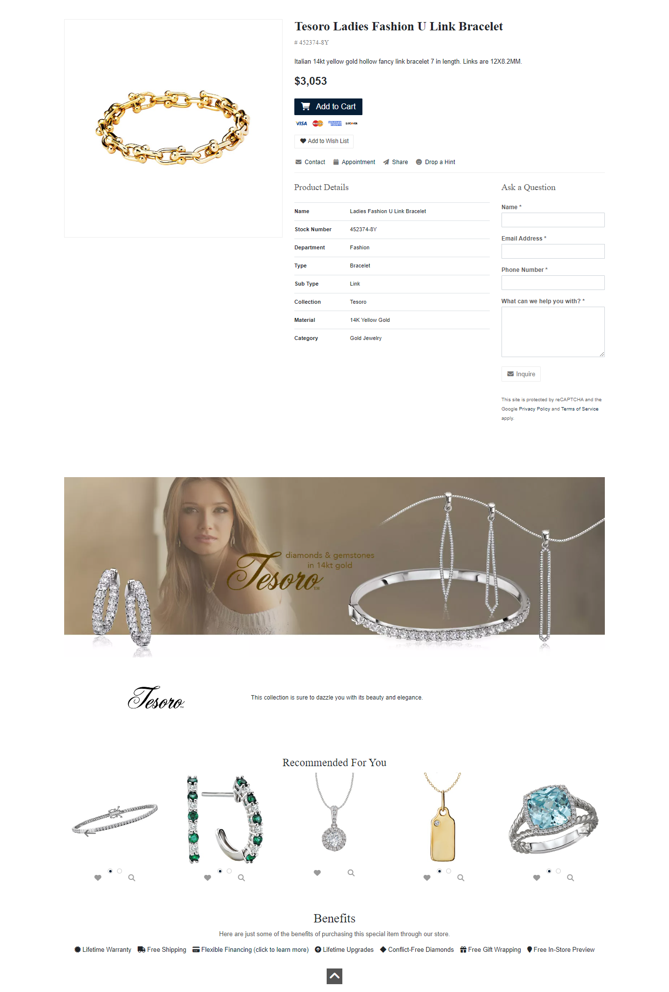 DGTLnow wors portfolio samsfinejewelry product page