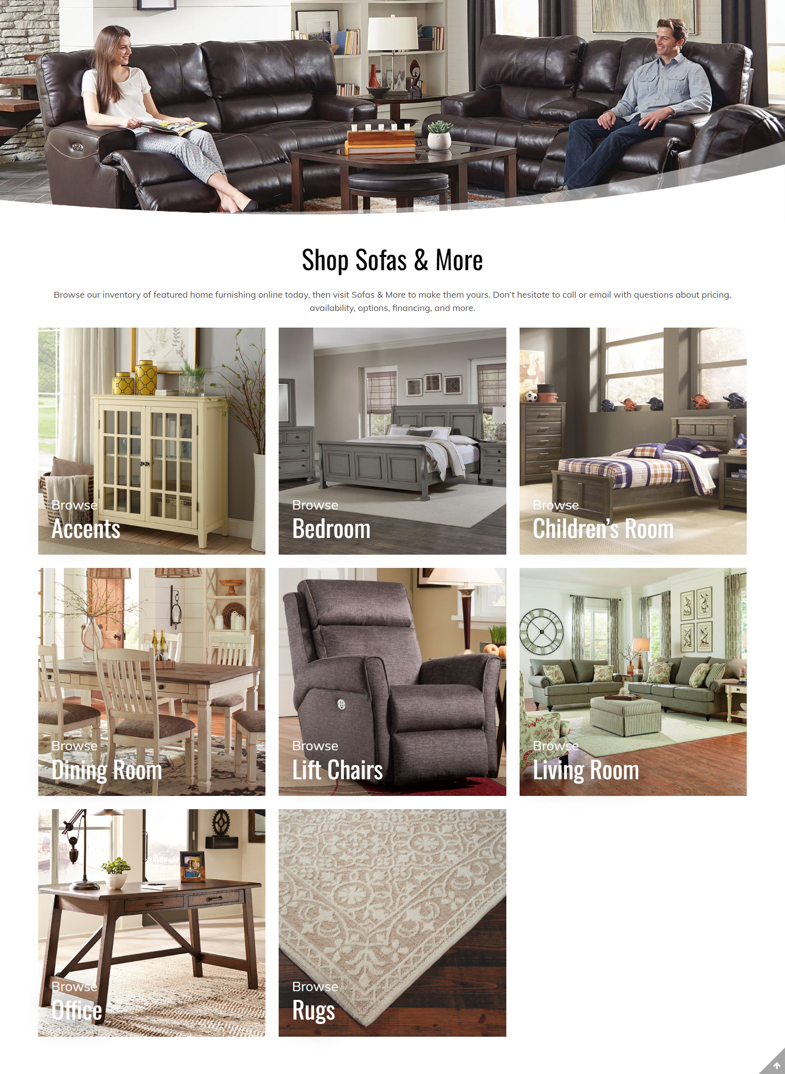 Dgtlnow portfolio work sofasandmore-collection page image