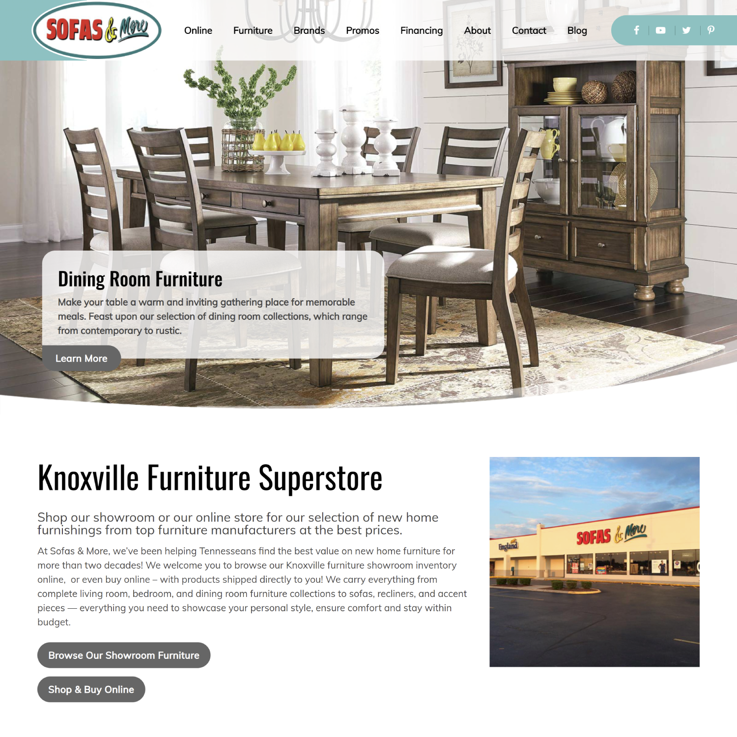 Portfolio Work dgtlnow Knoxville furniture shopcarols -featured image