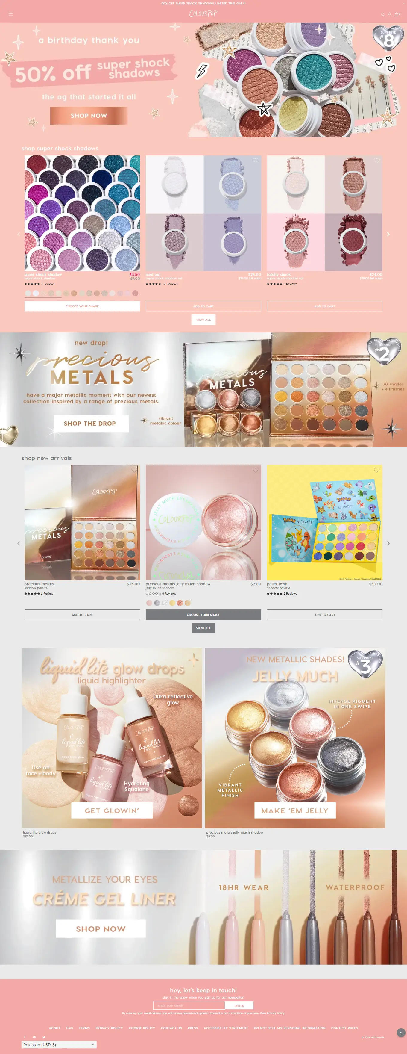 Colourpop home precious metal DGTLnow portfolio