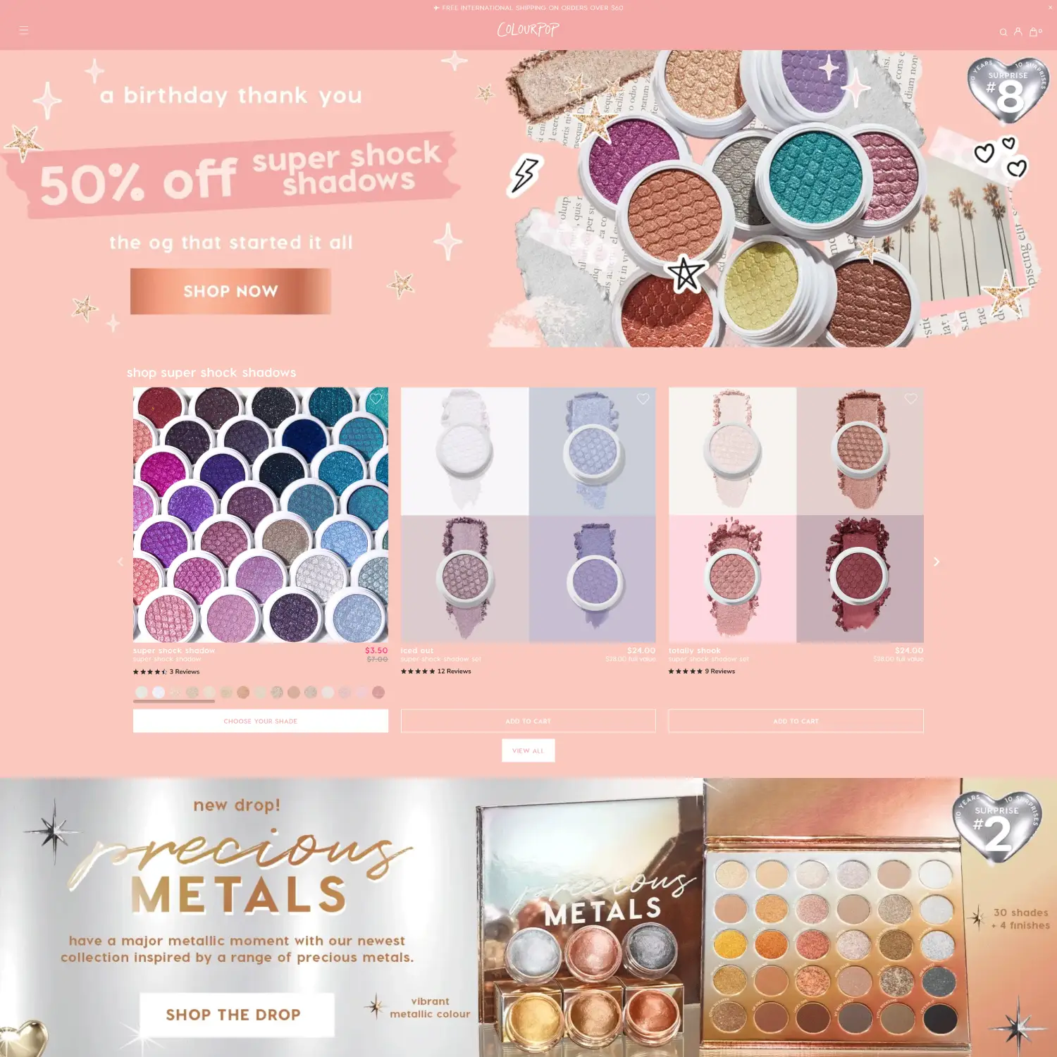 ColourPop Shadowsは、DGTLNOWポートフォリオを特徴としています